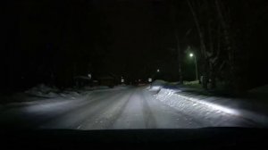 AOZOOM K3 2022 пример света в снегопад.