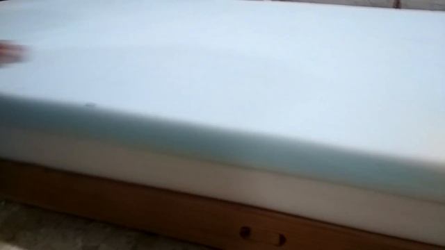 Перетяжка одностороннего матраца с заменой поролона.Hauling one-sided mattress