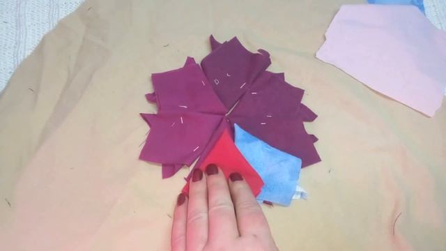 Лоскутное шитьё Коврик из ненужных вещей . смотреть онлайн