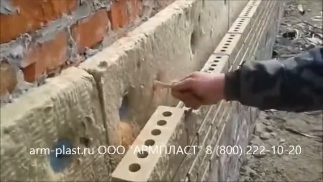 Композитные гибкие связи - крепеж облицовочного кирпича к существующей стене смотреть онлайн