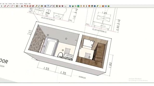 3D MODEL BATHROOM - PAANU BA GINAGAWA? ll SKETCH-UP & PHOTOSHOP ll смотреть онлайн