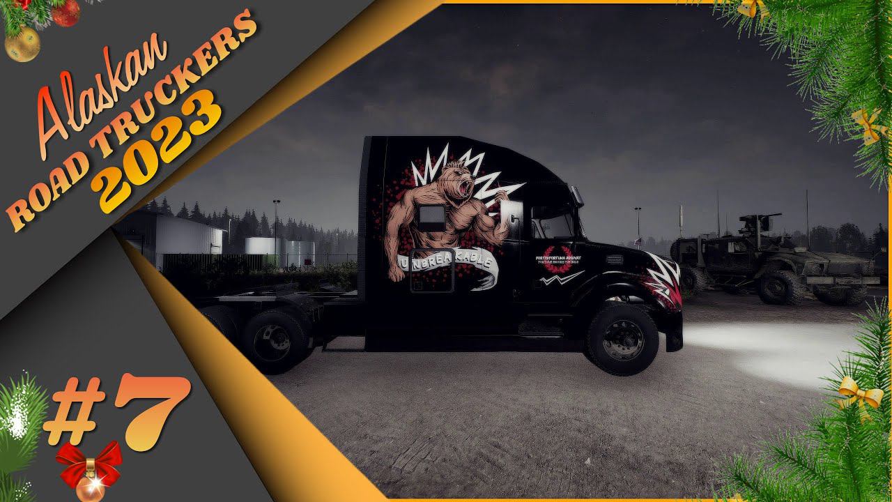 #7 Alaskan Road Truckers - Новое приключение! Настройка игры в прямом эфире))