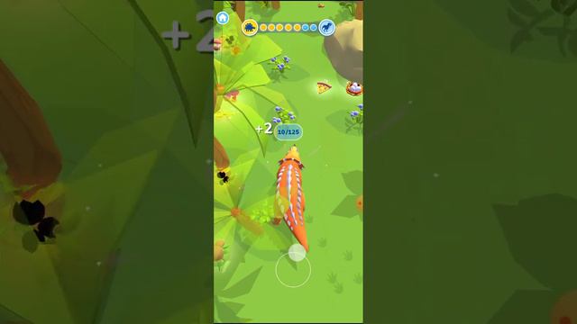 Стал большим динозавром, и ломаю всё на своём пути в игре Hyper Evolution смотреть онлайн