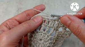 Желет из квадратов крючком