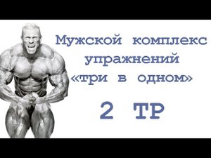 Мужской комплекс упражнений «три в одном» (2 тр)