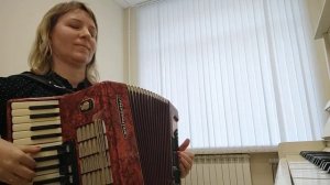 Споем Шел казак на побывку домой, под аккордеон( в ми миноре).