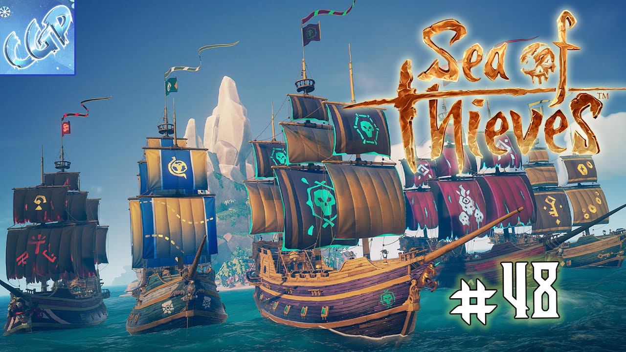 Sea of Thieves ► Открываю две сокровищницы в одну каску и битва с кракеном! Прохождение игры - 48