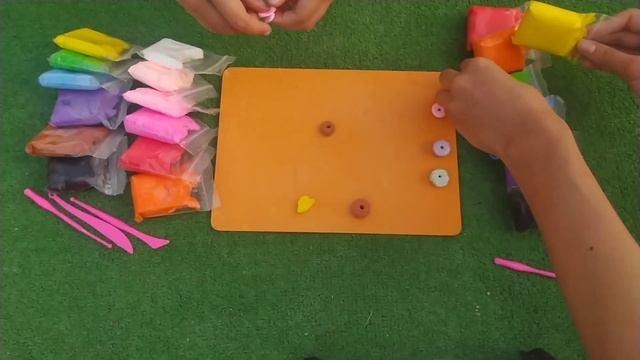 Пончик ? из лёгкого пластилина поэтапно. смотреть онлайн