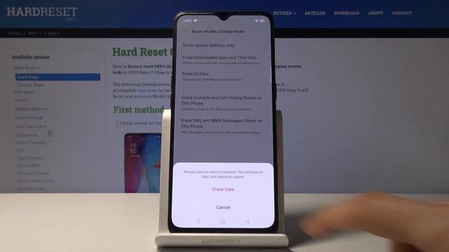 How to Hard Reset OPPO Reno 3 – Remove All Android Data смотреть онлайн