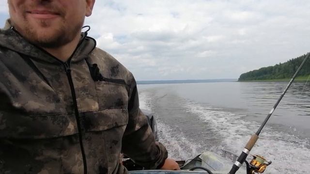 Обь1 ЗиЧ Marlin 9.9pro едем с рыбалки домой. смотреть онлайн