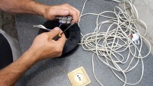 Крутая идея с сетевым удлинителем  Катушка для удлинителя своими руками за 3 минуты