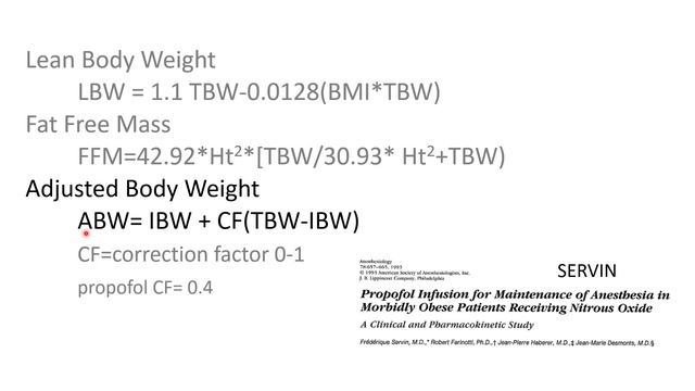 Dosing propofol in the obese patient смотреть онлайн