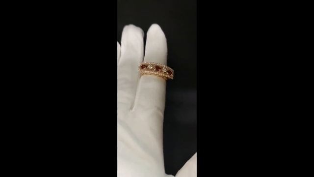 Кольцо Гранатовый след К121