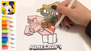 MINECRAFT COLORING PAGES FOR KIDS 0003