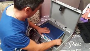 Чемодан алюминиевый