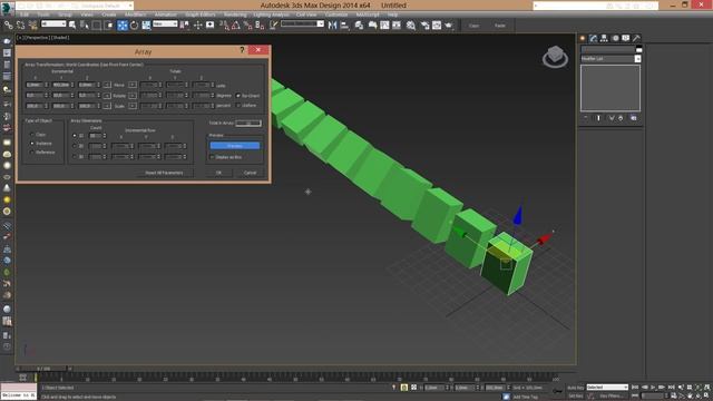 06. Array - Массивы объектов в 3ds Max - для начинающих