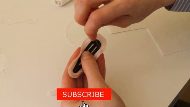 How to make easy embroidery hair clip. Free tutorial. смотреть онлайн