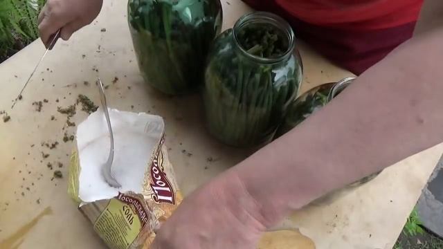 Заготовка папоротника  Орляка  впрок (японский способ).