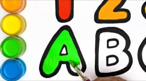 Раскраска Рисуем цифры от 1 до 6