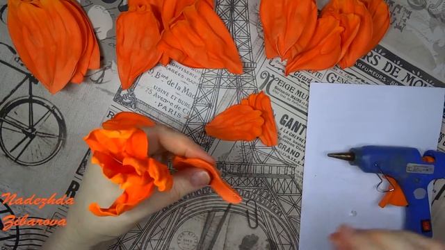 Брошь пион из фоамирана мастер класс смотреть онлайн