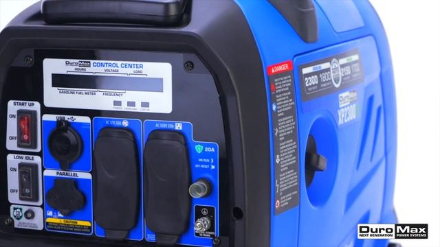 Clean, Quiet Power - DuroMax 2300-Watt Dual Fuel Digital Inverter Hybrid Portable Generator