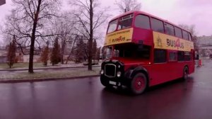 Bristol Lodekka 1964 ретро автобус,английский даблдэкер в Москве, выставка URBAN TRANSPORT ВДНХ