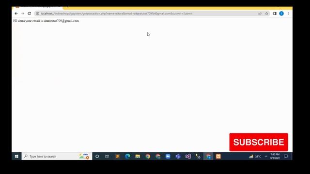 GET $ POST Methods in php