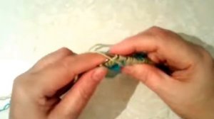 Вяжем Двухцветный простой узор со снятыми петлями.Урок №2. Узоры спицами. Beautiful pattern knittin