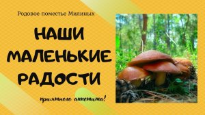 Наши маленькие радости с Родового поместья)