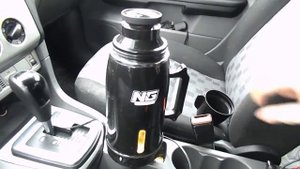 Чайник (термос) автомобильный с подогревом от прикуривателя