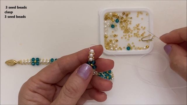 DIY. How to make simple beaded bracelet. beading tutorials