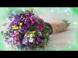 ВОТ И ОСЕНЬ ПРИШЛА // Срезаем и сушим КЕРМЕК или СТАТИЦА // СУХОЦВЕТЫ  - цветы для зимних букетов