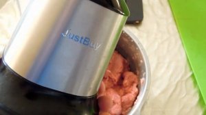 Измельчитель мясорубка из Китая дымит во работы. Часть 2