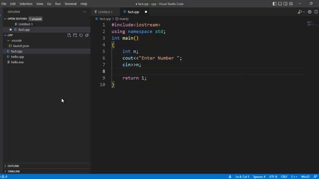 HOW TO FIND FACTORIAL USING RECURSIVE FUNCTION IN C PLUS PLUS