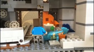 Приключения Стива и Алекс часть 50!!! "Горная пещера 2" - LEGO MINECRAFT