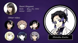 Top Ara Ara Voice Actors & Same Voice in Anime Characters Roles | あらあら 声優 [Kurumi | Akeno | Shinobu