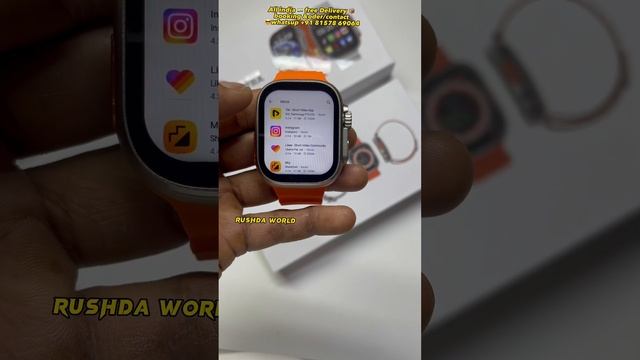 X8 Ulra 4G Sim /wifi -Smart Watch Android 10.0- IOs Series S8 Ultra 4G/download all applications ⚡️