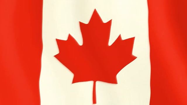 Футаж "Флаг Канады" смотреть онлайн