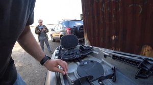 Установка рулевое управление на каяк