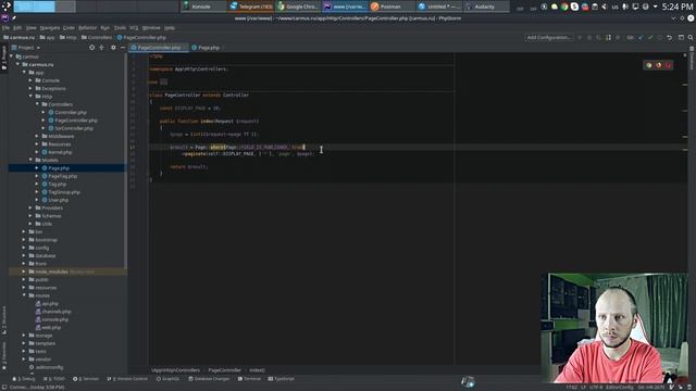 Laravel controller - Примеры проекта
