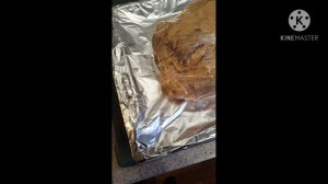 Нога косули в духовке.