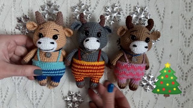 Маленький Бычок крючком (обзор игрушки), символ 2021года ? смотреть онлайн