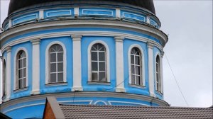 Вечерний колокольный звон Богоявленского собора в Ногинске Богородске 17 09 2016г