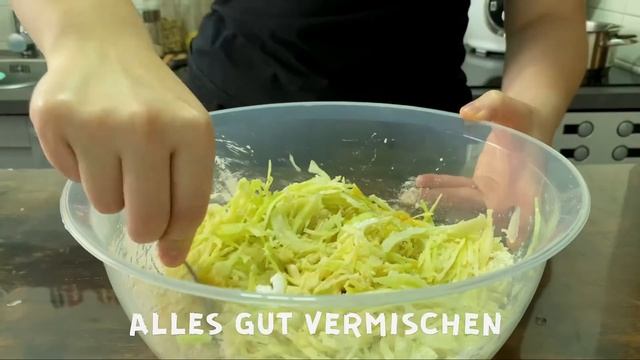 Leckere Kohlpfannkuchen| wie man Kohl kocht | Очень вкусные оладушки| Как вкусно готовить капусту смотреть онлайн