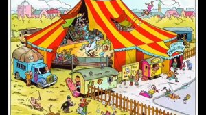 English for children  Spotlight 2  Page 70 ex 1  Clown circus magician swing