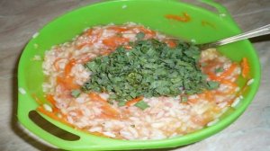 Запеканка из фарша с рисом и морковью