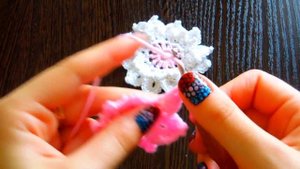 Объемный цветок крючком МК для начинающих/Flower crochet DIY