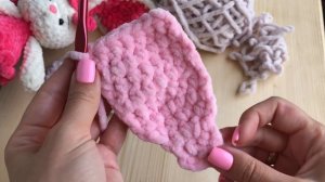 Двухцветные ушки для зайки ?