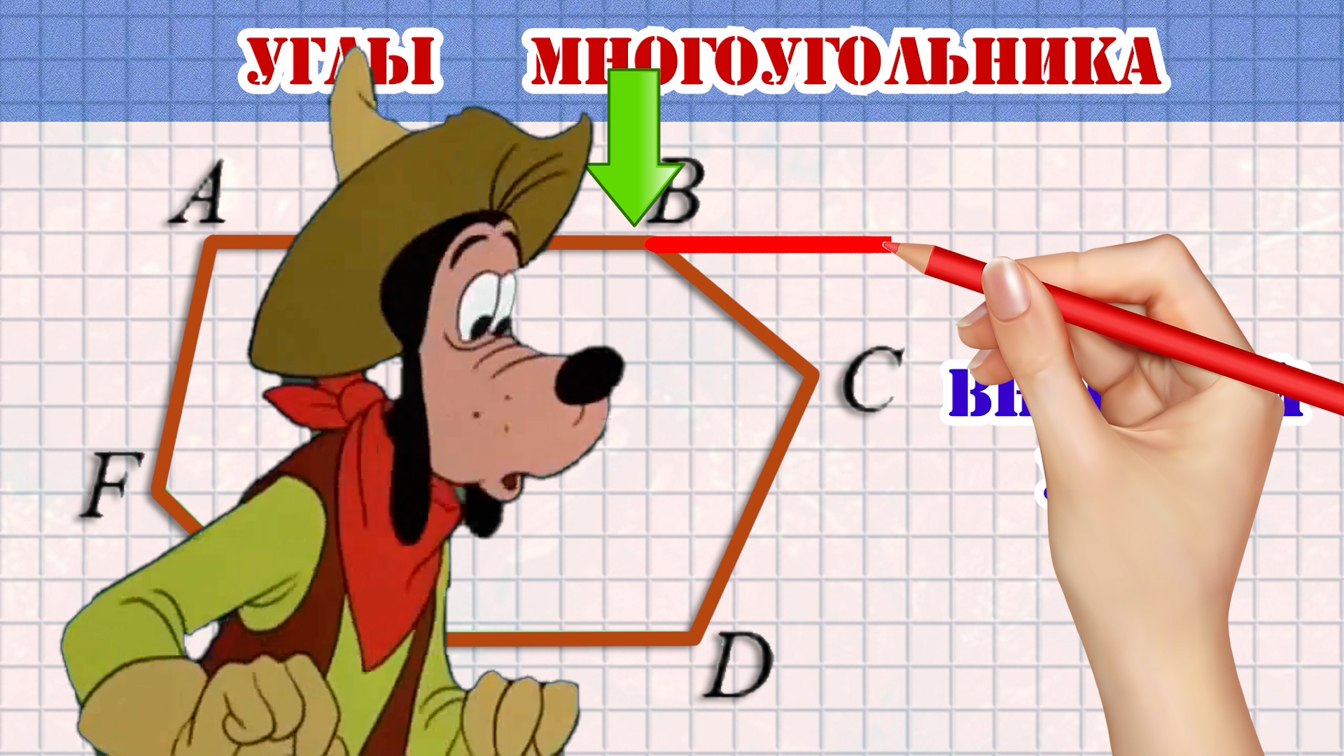 Углы пятнадцатиугольника. Угол п угольника. Внешний угол многоугольника. Смежные углы в многоугольнике.