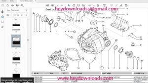 KRAMER Telescope loader 3207 Spare Parts List Manual